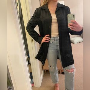 Classic black vintage coat.